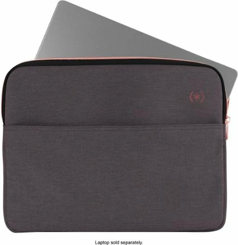 Best Buy TRANSFER PRO POCKET PROTECTIVE SLEEVE UNIVERSAL 15-16 FOR MACBOOK COMPUTERS, LAPTOPS AND TABLETS - CLOUDY GREY/ROSE GOLD - Image 4