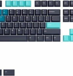 Best Buy GPBT DYE SUBLIMATED KEYCAPS 114 KEYCAP SET FOR 100% 85% 80% TKL 60% COMPACT 75% MECHANICAL KEYBOARDS - ICE