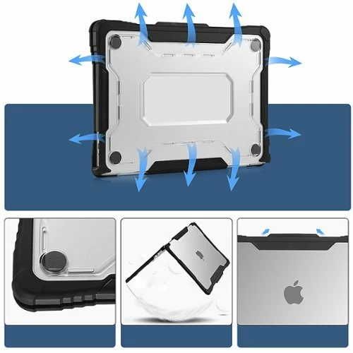 Best Buy SHOCKPROOFÂ RUGGED CASE THAT FITS THE 2022 MACBOOK AIR 13.6 WITH APPLE M2 CHIP. - Image 9