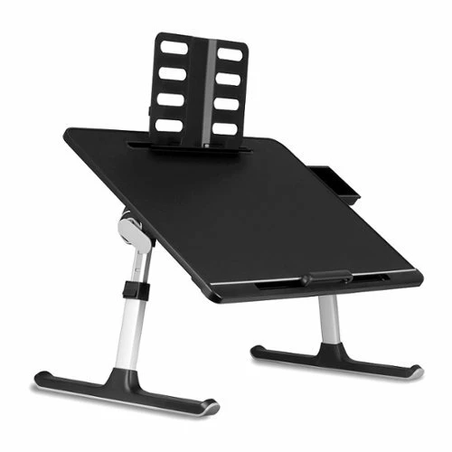 Best Buy ADJUSTABLE NON-SLIP LAPTOP STAND/TABLE WITH DRAWER AND TABLET HOLDER