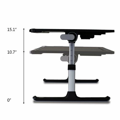 Best Buy ADJUSTABLE NON-SLIP LAPTOP STAND/TABLE WITH DRAWER AND TABLET HOLDER - Image 6