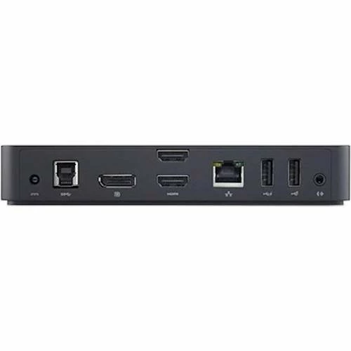 Best Buy D3100 USB 3.0 DOCKING STATION- HDMI - DP - ETHERNET - USB-C - USB-A - HEADPHONE AND AUDIO OUTPUT -PLUG AND PLAY - BLACK - Image 2