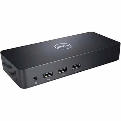 Best Buy D3100 USB 3.0 DOCKING STATION- HDMI - DP - ETHERNET - USB-C - USB-A - HEADPHONE AND AUDIO OUTPUT -PLUG AND PLAY - BLACK - Image 3