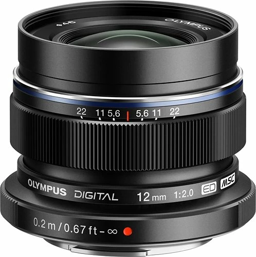 Best Buy 12MM F/2.0 WIDE-ANGLE LENS FOR SELECT DIGITAL CAMERAS - BLACK