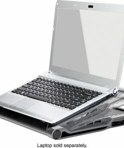 Best Buy CHILL MAT+ LAPTOP COOLING SYSTEM WITH 4-PORT USB HUB - GRAY