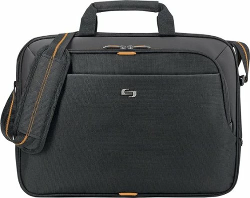 Best Buy URBAN LAPTOP BRIEFCASE FOR 15.6 LAPTOP - BLACK/ORANGE