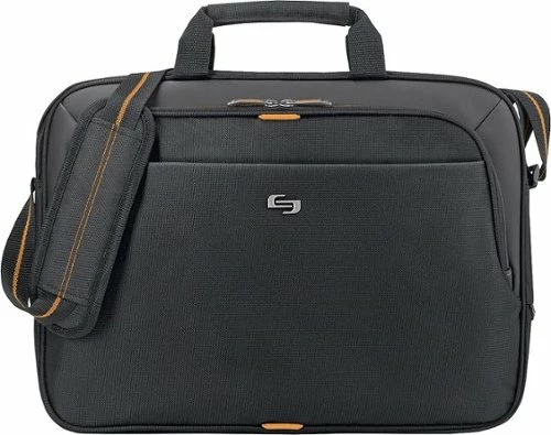 Best Buy URBAN LAPTOP BRIEFCASE FOR 15.6 LAPTOP - BLACK/ORANGE - Image 6