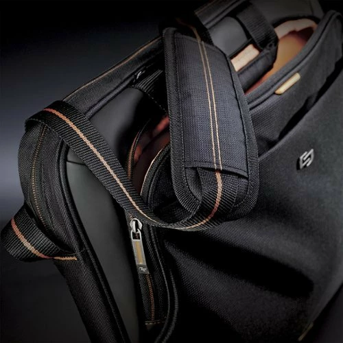 Best Buy URBAN LAPTOP BRIEFCASE FOR 15.6 LAPTOP - BLACK/ORANGE - Image 7